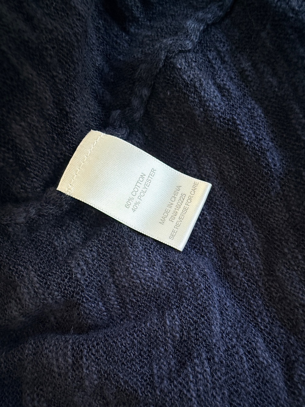 StitchDrop Navy Open Front Drape Cardigan Sweater Lightweight – Size S - Picture 6 of 6